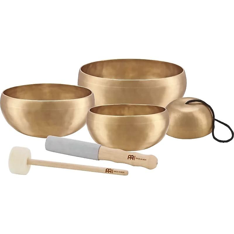 Juego de cuencos cantores para terapia Cosmos Meinl Sonic Energy SB-C-2700 de 250 g, 650 g, 800 g y 1000 g